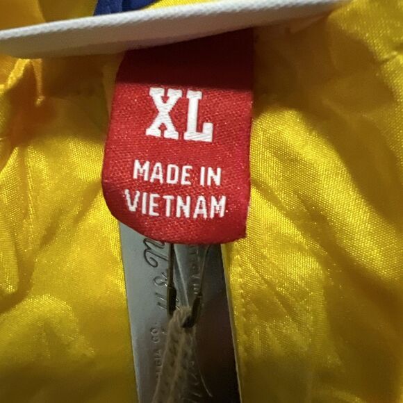 XL Mitchell & Ness North Carolina A&T University Retro Lined Windbreaker - Picture 3 of 10